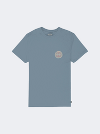 Billabong Crayon Wave Boys Lifestyle T-Shirt Washed Blue