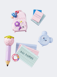 Crocs Jibbitz Girly Back To School 5 Pack Unisex Lifestyle Pins