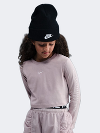 Nike Sportswear Girls Lifestyle Long Sleeve Platinum Violet