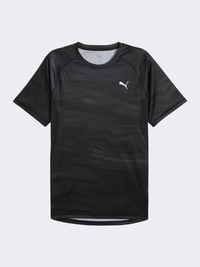 Puma Run Velocity Aop Men Running T-Shirt Black