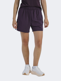 Anta Advanced Textile Women Running Short Dark Purple