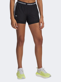 Under Armour Tech Play Up 2 In 1 Women Training Short Black