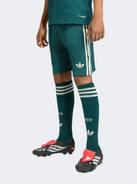 Adidas Real Madrid 26/27 Away Kids-Unisex Football Short Aurora Ivy