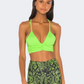 Body Language Scrunchy Women Training Bra Lime