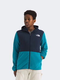 The North Face Glacier Full Zip Boys Hiking Fleece Dusk Blue/Navy