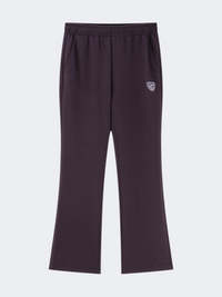 Erke Knitted Women Lifestyle Pant Dark Purple