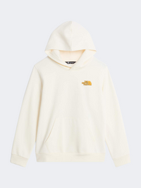 The North Face Outdoor Regular Graphic Boys Lifestyle Hoody White Dune