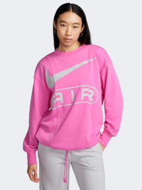 Nike Air Oos Women Lifestyle Sweatshirt Pink/Photon Dust