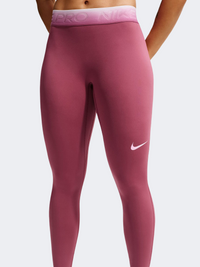 Nike Df Pro Mid Rise Women Training 7/8 Tight Pink Smoke/Pink Rise