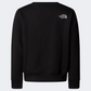 The North Face Reflective Logo Relaxed Vrew Boys Lifestyle Sweatshirt Black