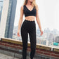 Wiskii High-Waist Energy Women Sportswear 7/8 Tight Black