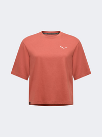 Salewa Eagle Loose Women Hiking T-Shirt Etruscan Red