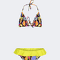 Piccole Monelle Triangle Girls Beach Bikini Set Multicolor