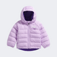 The North Face Reversible Perrito Hooded Girls Hiking Jacket Lite Lilac