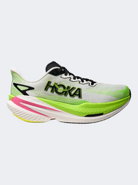Hoka Mach X 3 Women Running Shoes White/Neon Lime