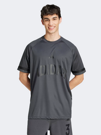 Adidas Seasonal Essentials Us Sport Men Sportswear T-Shirt Dark Grey