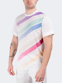 Head Men Pro T-Shirt Round Neck Printed White/Multi