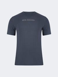 Oil And Gaz Comfortable Men Sportwear T-Shirt R-Neck Grey