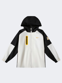 Erke Padded Windbreaker Kids Boys Outdoor Jacket Glacier White