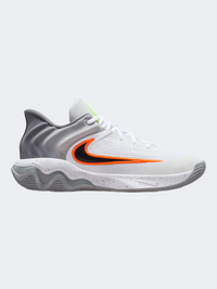Nike Men Giannis Immortality 4 Basketball Shoes White Volt Wolf Grey Black