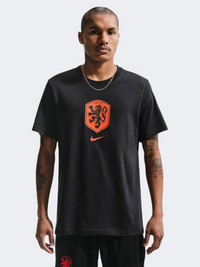 Nike Netherlands Men Football T-Shirt Black