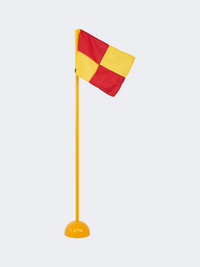 Fitness Factory Corner With Indoor/Turf Base Set Of 4 Football Flag Yellow