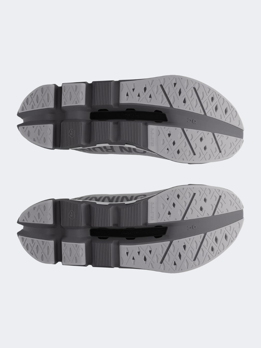 On Cloudflow 5 Men Running Shoes Alloy/Rock