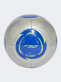 Adidas Messi Club Unisex Football Ball Silver/Blue/Yellow