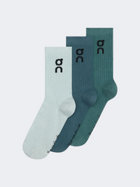 On Logo High 3 Pack Unisex Lifestyle Sock Brook/Storm