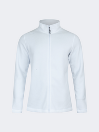 Oil&Gaz Soft Men Skiing Full Zip Fleece White