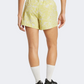 Adidas Min Allover Print Women Training Short Wonder Alumina