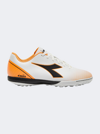 Diadora Pichichi 7 Tfr Men Football Shoes White/Orange Fluo