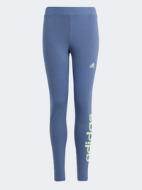 Adidas Linear Girls Sportswear Tight Ink/Green Spark