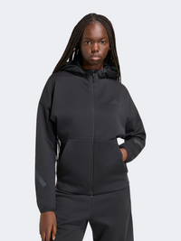 Adidas Z.N.E. Women Full Zip Hoodie Black