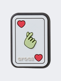 Crocs Heart Card Unisex Lifestyle Jibbitz Charm