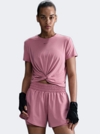 Nike One Classic Twist Women Training T-Shirt Pink/Black