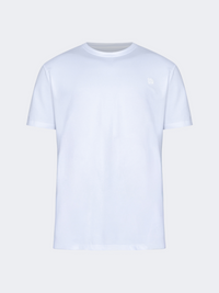 Oil And Gaz Big Size Men Lifestyle Round Neck T-Shirt White