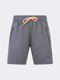 Oil And Gaz Breathable Kids Boys Beach  Swim Short Grey