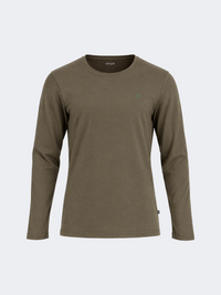 Oil & Gaz Casual Men Lifestyle Long Sleeve Olive