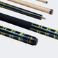Unicorn Skyline 10 Mm Unisex Billiard Cues Black/Yellow