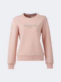 Erke Awesome Women Training Sweatshirt Light Pink