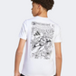 Adidas Marvel Spider-Man Graphics Kids-Boys Sportswear T-Shirt White/Black