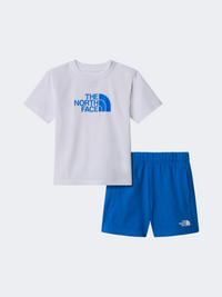 The North Face Cotton Summer Boys Lifestyle Set White/Hero Blue