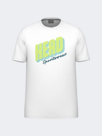 Head Vision Men Padel T-Shirt White/Lightlime