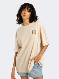 Billabong Brand New Day Women Lifestyle T-Shirt Whitecap