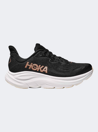 Hoka Clifton 10 Women Running Shoes Black/Rose Gold