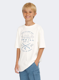 Oneill Jack Muir Boys Lifestyle T-Shirt Snow White