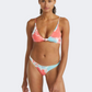ONeill Pismo Flamenco Wow Women Beach Bikini Set Pink Ice Cube Tie