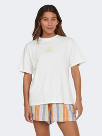 Oneill Beach Vintage Women Lifestyle T-Shirt White