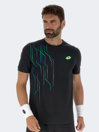 Lotto Superrapida D1 Men Padel T-Shirt Black
